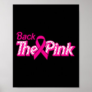 Poster Le cancer du sein rose aide le guerrier du cancer