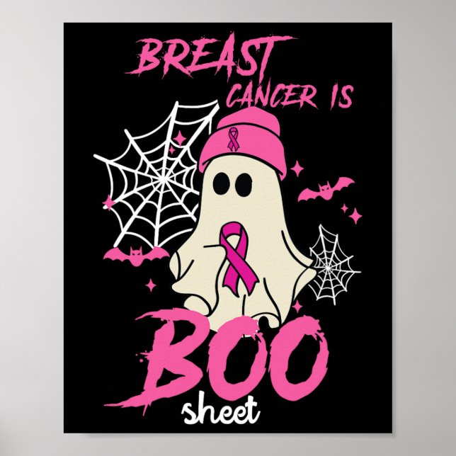 Poster Le cancer est une feuille de bas Halloween Cancer  (Devant)