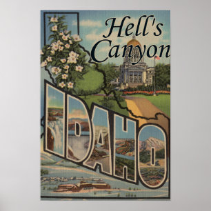 Poster Le canyon de l'enfer, Idaho - grandes scènes de
