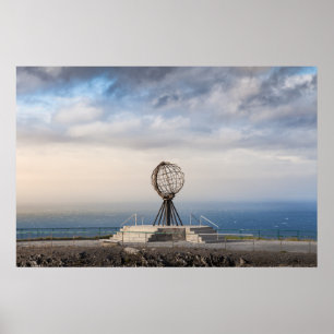 Poster Le cap Nord - Norvège