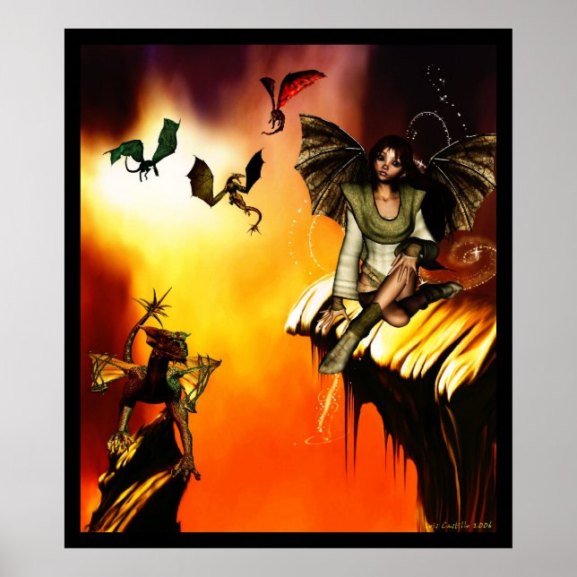 Poster Le capitaine du dragon (Devant)