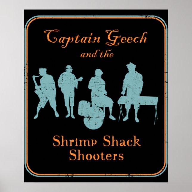 Poster Le capitaine Geech et les tireurs de crevettes (Devant)