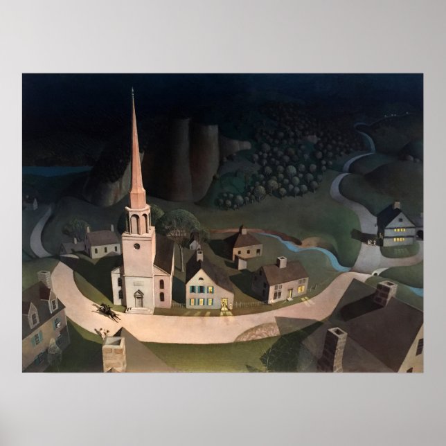 Poster Le Carrousel de Paul Revere de Wood (Devant)