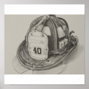 POSTER LE CASQUE DE FIREMAN