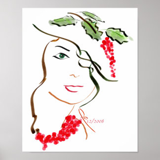 Poster Le Casquette Holly