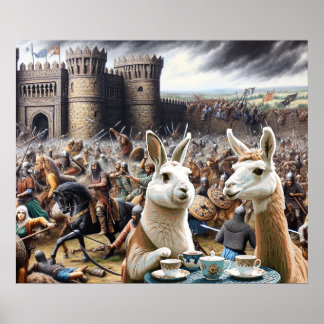 Poster Le Castle Siege Tea Party