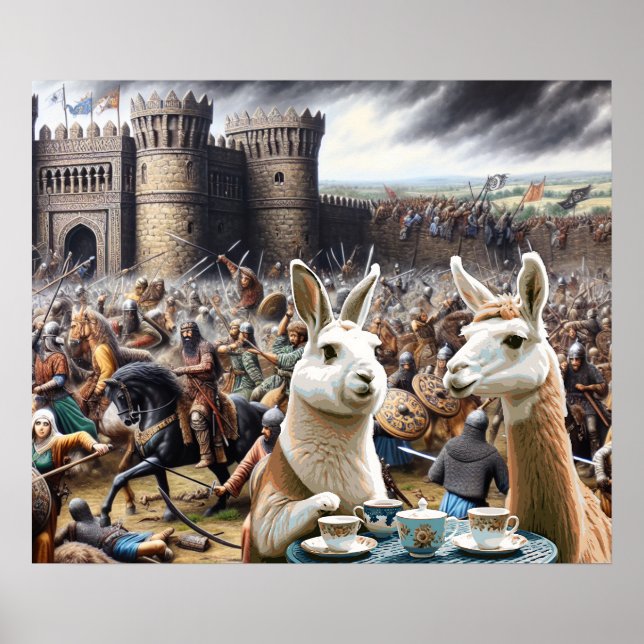 Poster Le Castle Siege Tea Party (Devant)