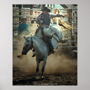 Poster Le cavalier Bronc