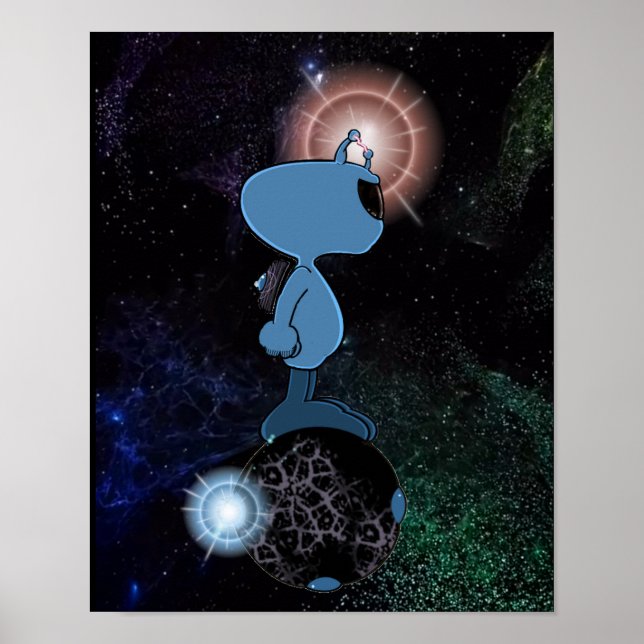 Poster Le cavalier de la sphère de Qwiby (Devant)