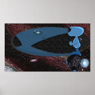 Poster Le cavalier de la sphère de Qwiby