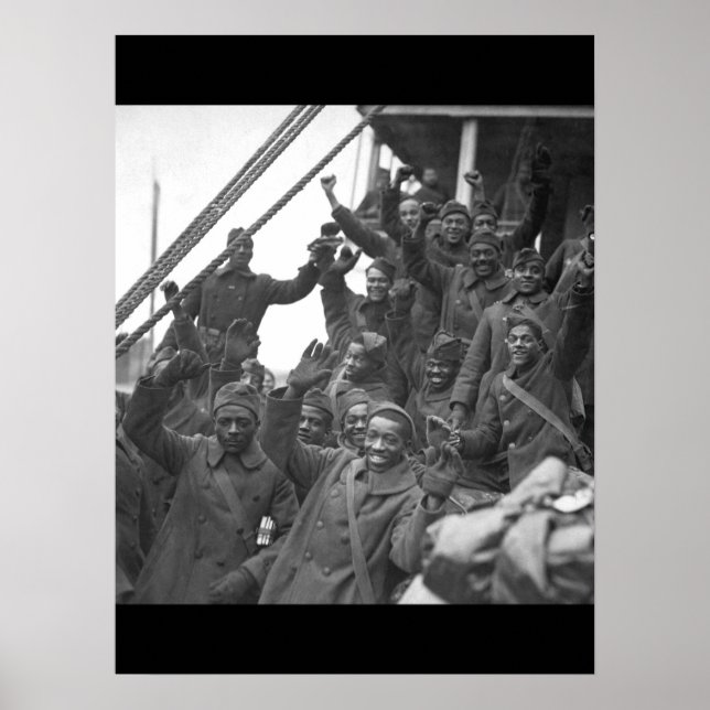 Poster Le célèbre 369ème arrive à N.Y. City_War Image (Devant)