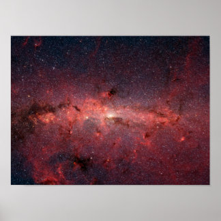 Poster Le centre de la Galaxie de la Voie Lactée
