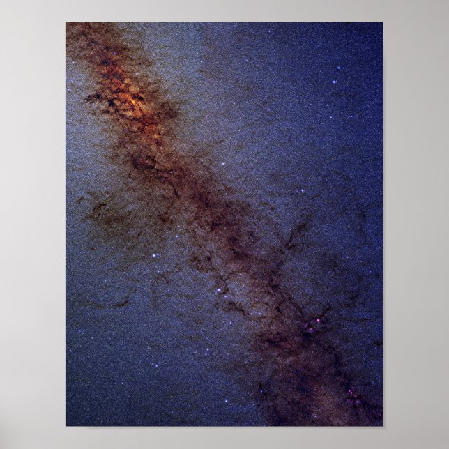 Poster Le centre de notre Galaxie de la Voie Lactée (Devant)