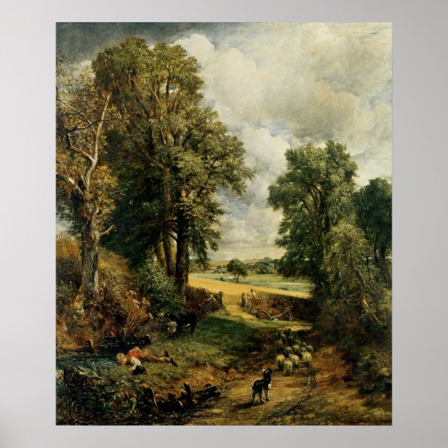 Poster Le Champ de blé, 1826 (Devant)