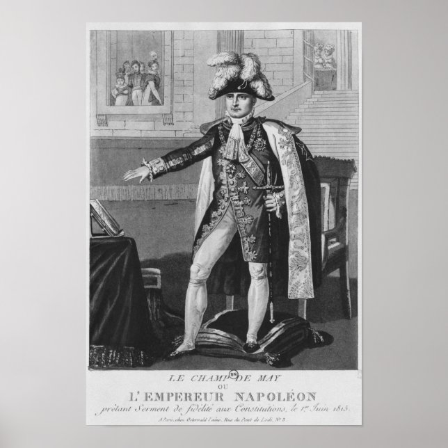 Poster Le Champ de Mai ou Napoléon Ier (Devant)
