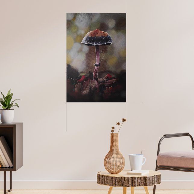 Poster Le Champignon Blessé (Salon 3)