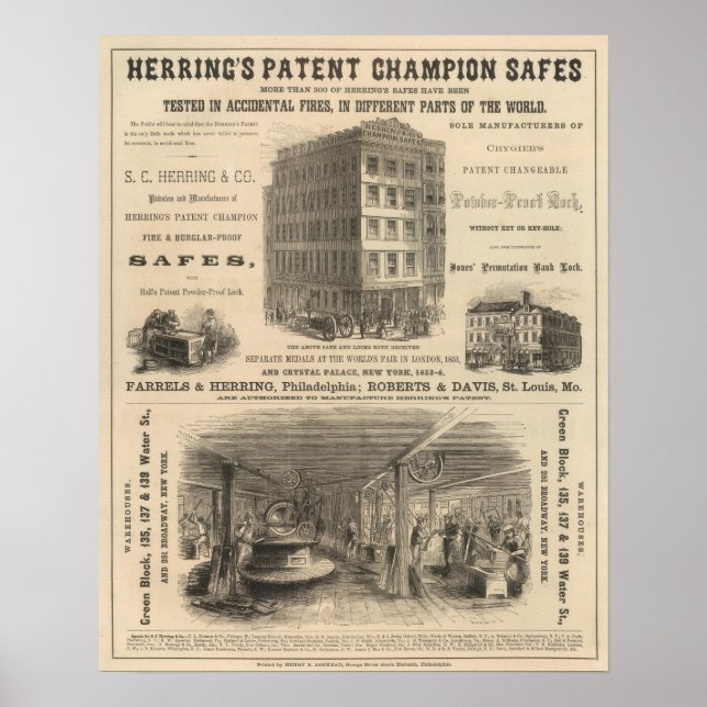 Poster Le Champion des brevets de Herring sécurise (Devant)