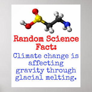 Poster Le changement climatique affecte la gravité - Le f