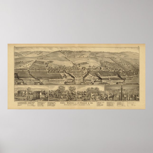 Poster Le charbon de Davosburgh (Devant)