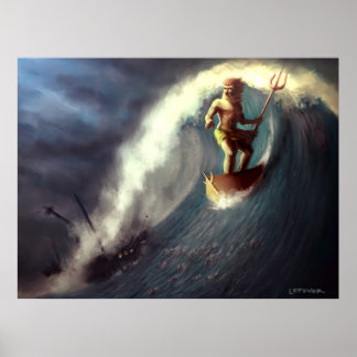 Poster Le Chariot de Poseidon