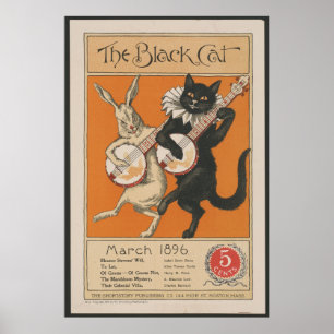 Poster Le chat noir