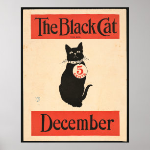 Poster Le chat noir Décembre 1890
