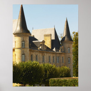 Poster Le Château Baron Pichon Longueville à