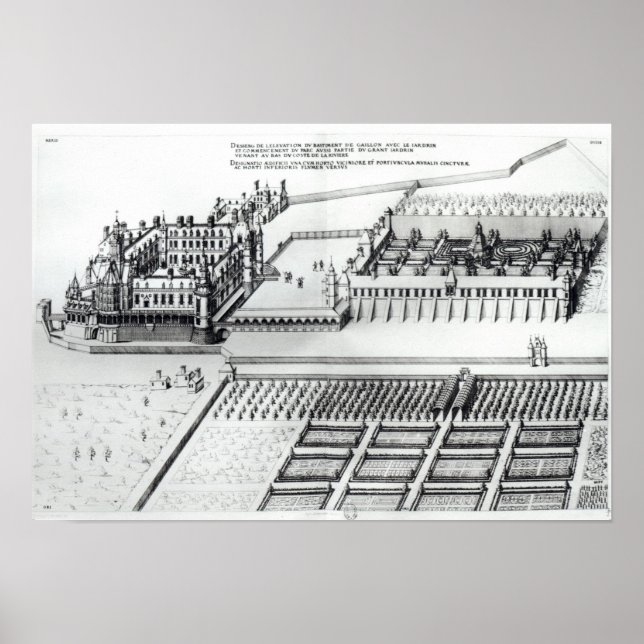 Poster Le château de Gaillon (Devant)