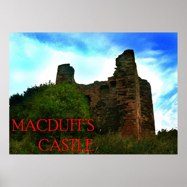 Poster le château de macduff (Devant)