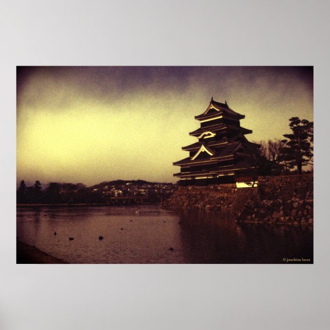 Poster Le château de Matsumoto, Japon (Devant)