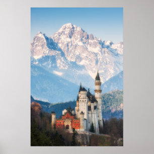 Poster Le château de Neuschwanstein