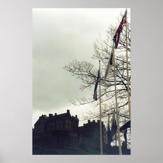 Poster Le château d'Édimbourg (Devant)