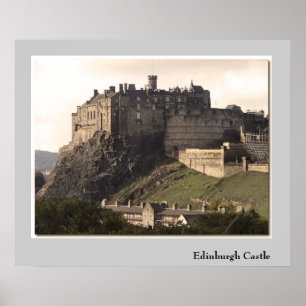 Poster Le château d'Édimbourg
