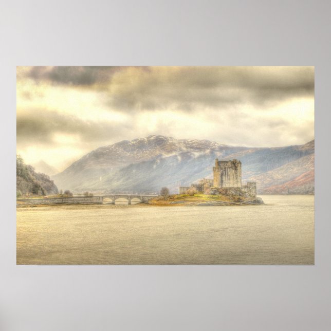 Poster Le château Eilean Donan (Devant)