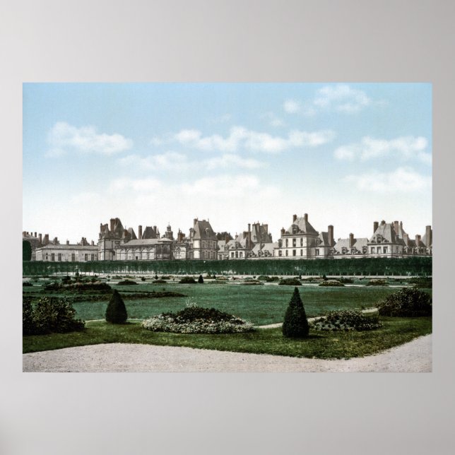 Poster Le Château Fontainebleau (Devant)