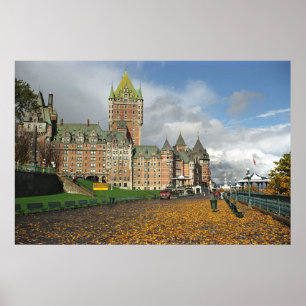 Poster Le Château Frontenac, Québec, Canada