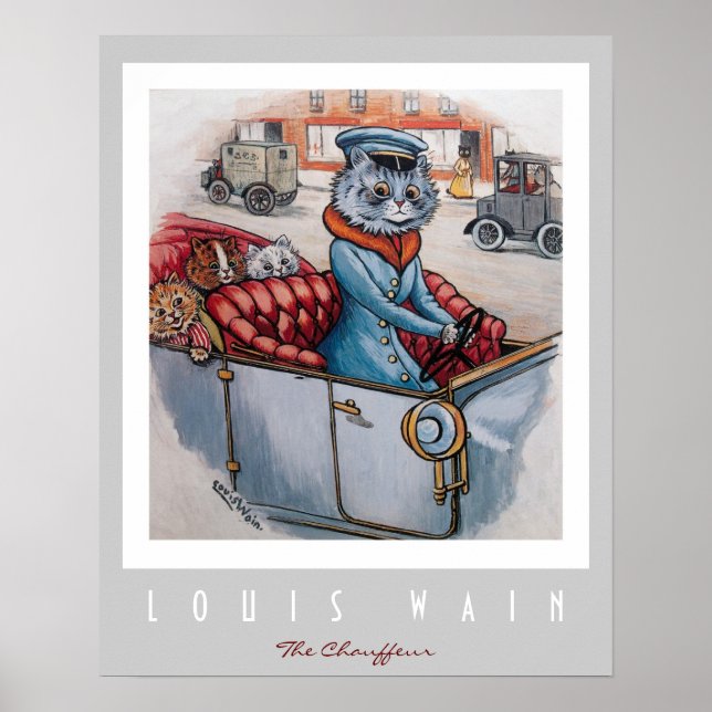 Poster Le Chauffeur de chat (Devant)