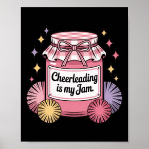 Poster Le Cheerleading Est Mon Pot Vintage