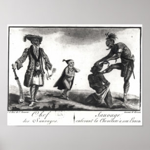 Poster Le chef des Savages à l'échelle de son ennemi