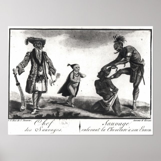 Poster Le chef des Savages à l'échelle de son ennemi (Devant)