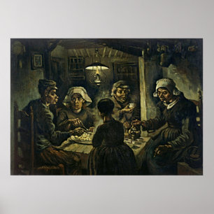 Poster Le chef-d'oeuvre de Van Gogh : Les mangeurs de pom