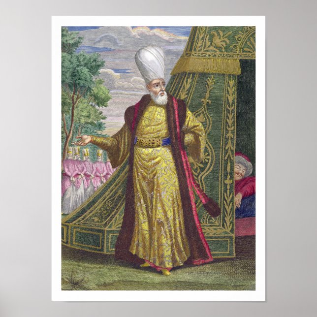 Poster Le chef Janissaire, du Recueil d'estampes (Devant)