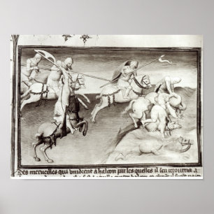 Poster Le chef mongol, Hulagu, khan de l'Ilkhanate