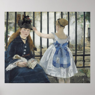 Poster Le Chemin de fer par Edouard Manet