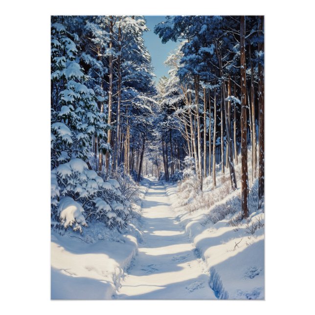 Poster Le chemin de l'hiver (Devant)