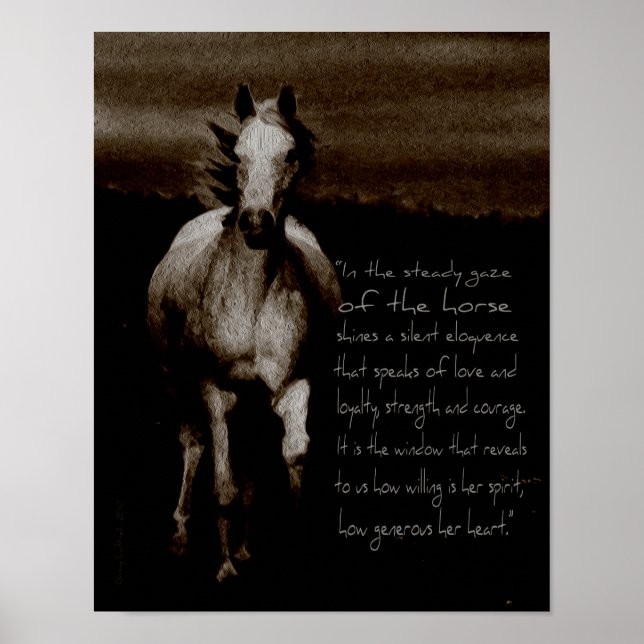 Poster Le Cheval (Devant)