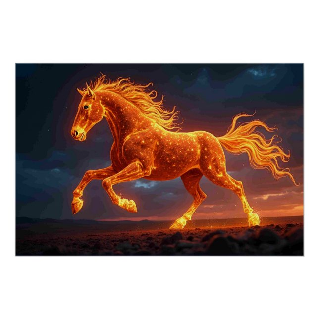 Poster Le Cheval de feu (Devant)