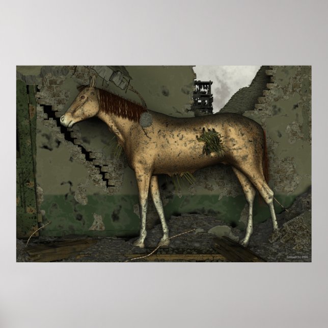 Poster Le cheval de paille (Devant)