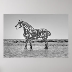 Poster Le cheval de sauvetage, Wells-next-the-Sea