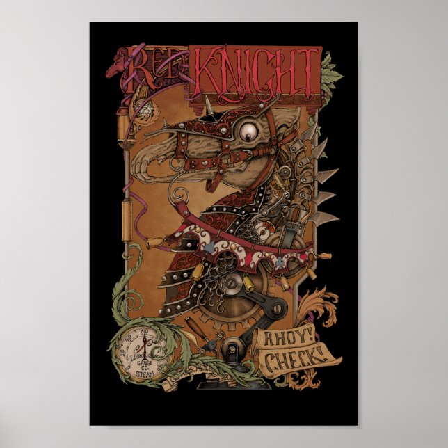 Poster Le Chevalier rouge (Devant)